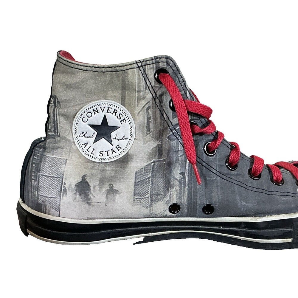 Batman Arkham City Joker Converse All Star Shoes 10 M Men's All Star Sneaker - Picture 3 of 14
